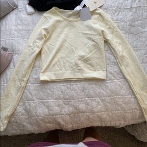 Yellow Fabletics Top